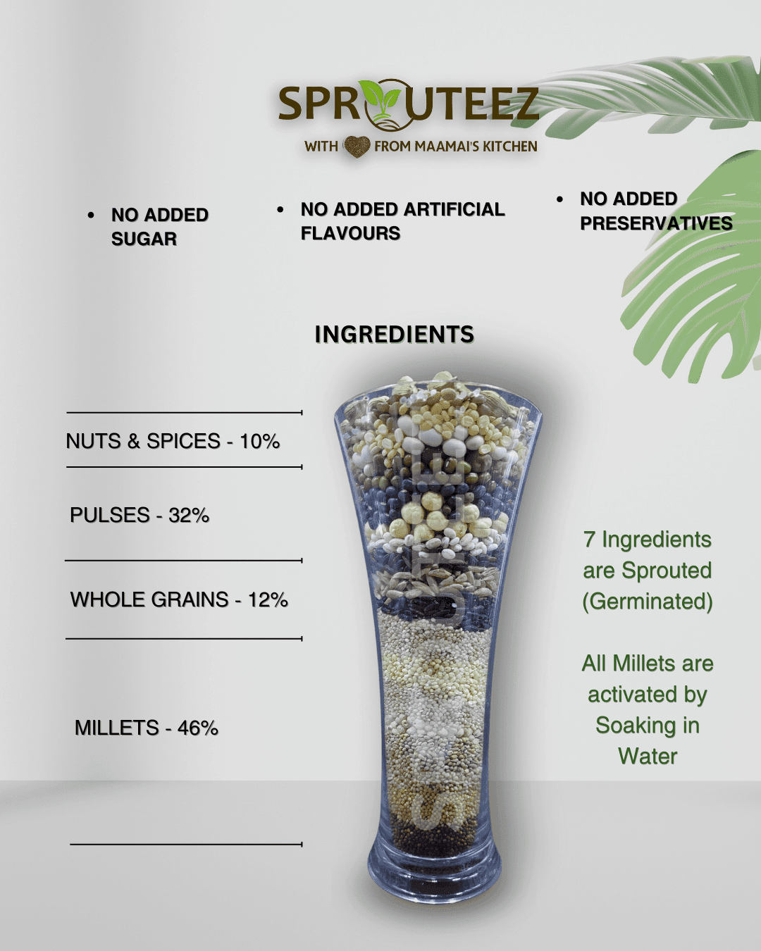 Sprouted Sathu Maavu Choco Drink Combo - Sprouteez Store