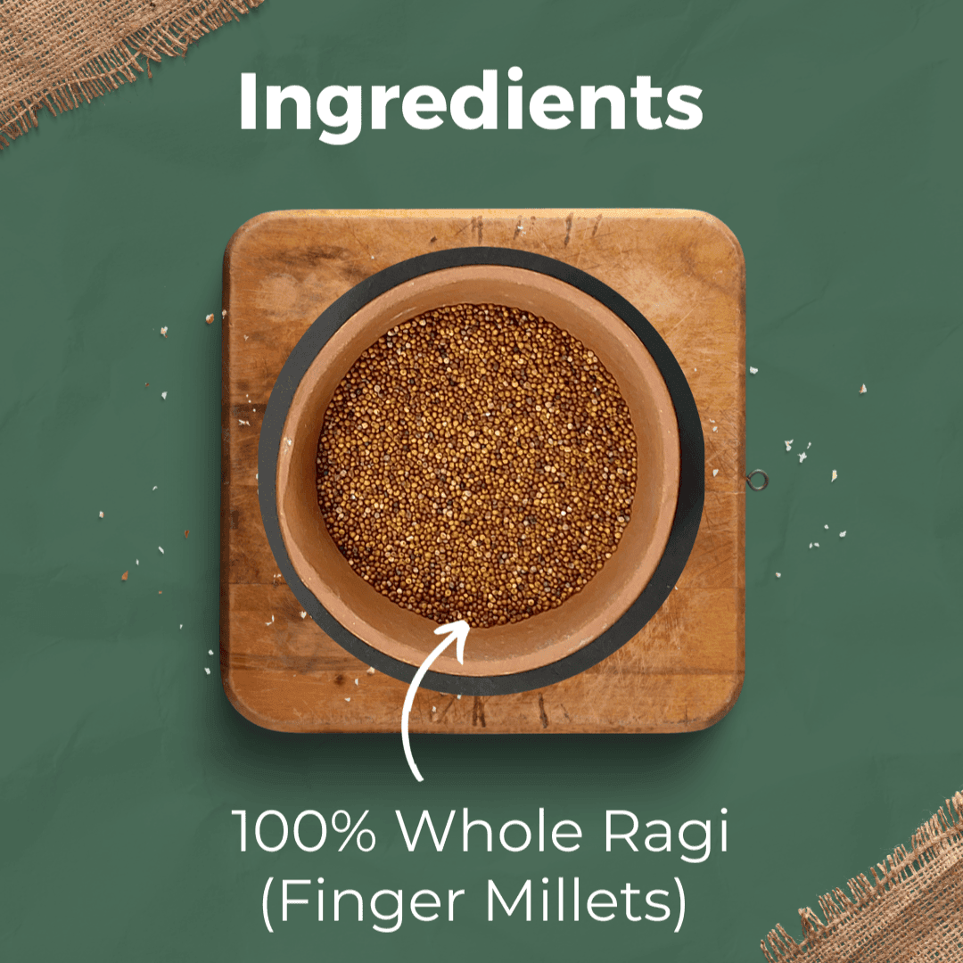 Sprouted Ragi Flour | Finger Millet flour - Sprouteez Store