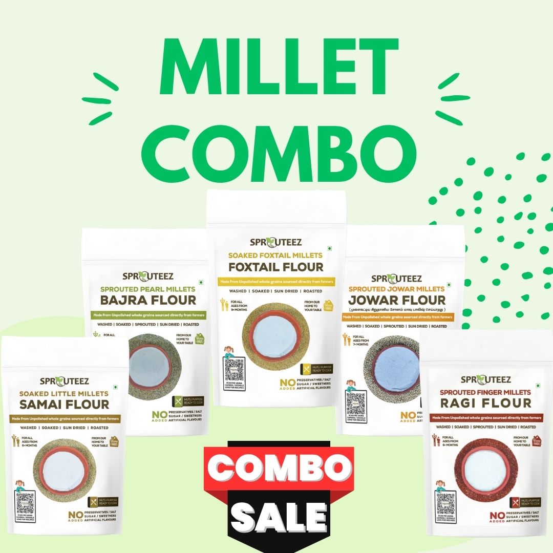 different millet flour